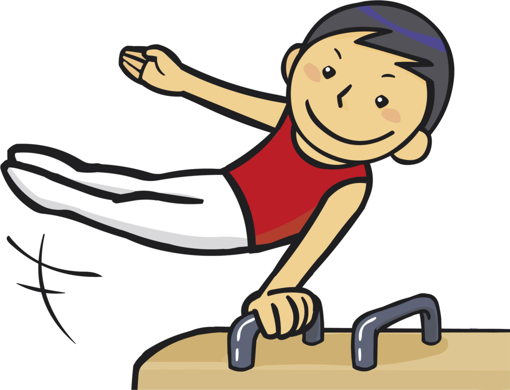 Гимнаст иллюстрация