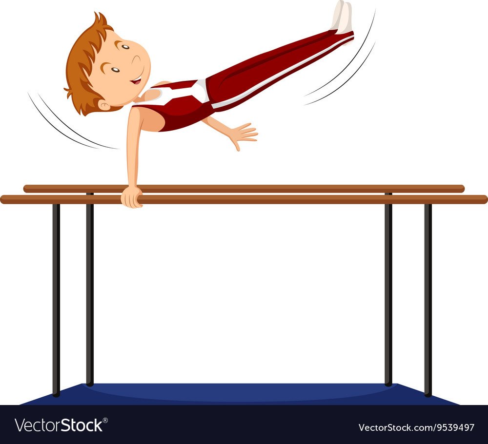 Мультяшный воздушный гимнаст