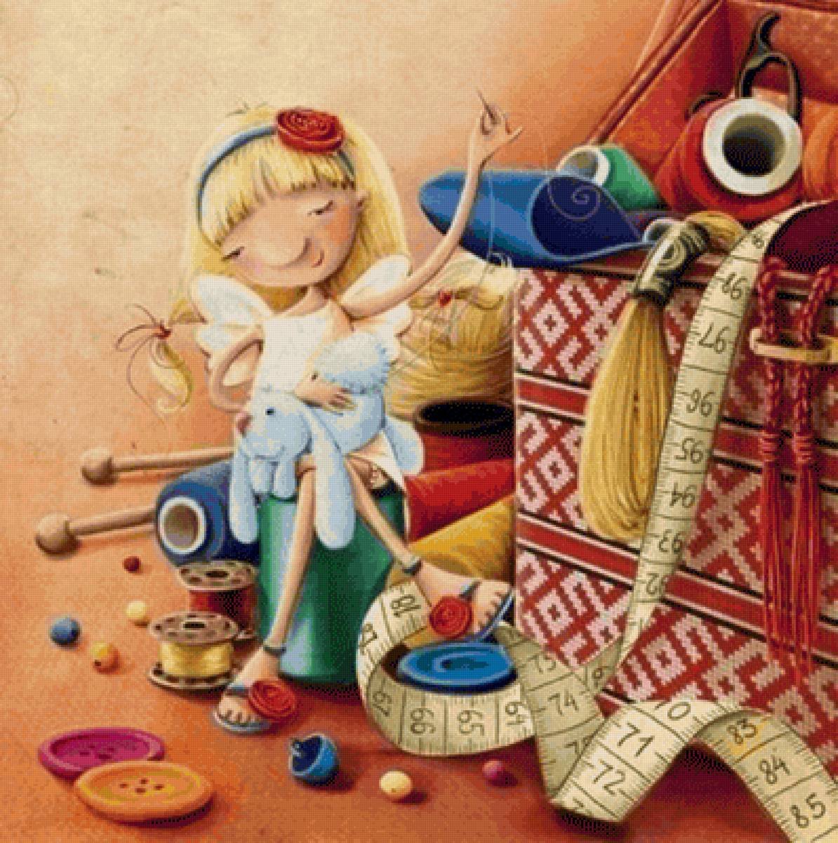 Мультяшные рукодельницы