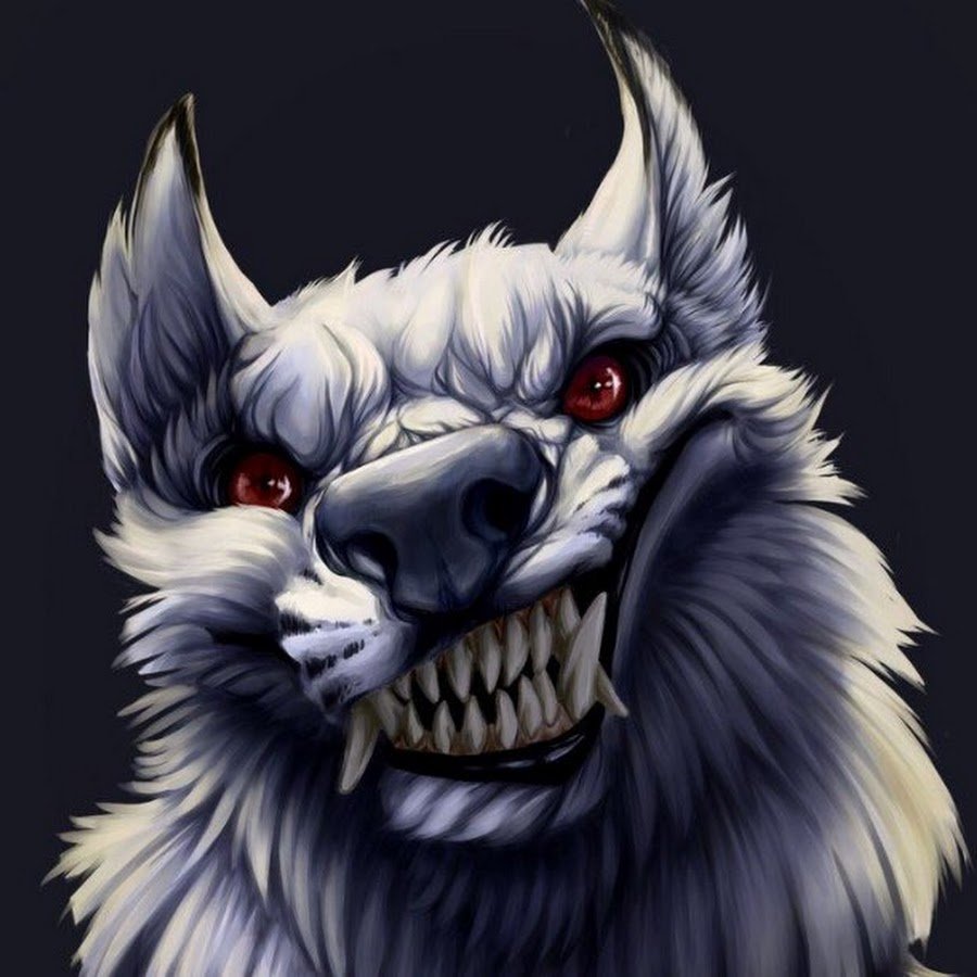 Злой волк арт