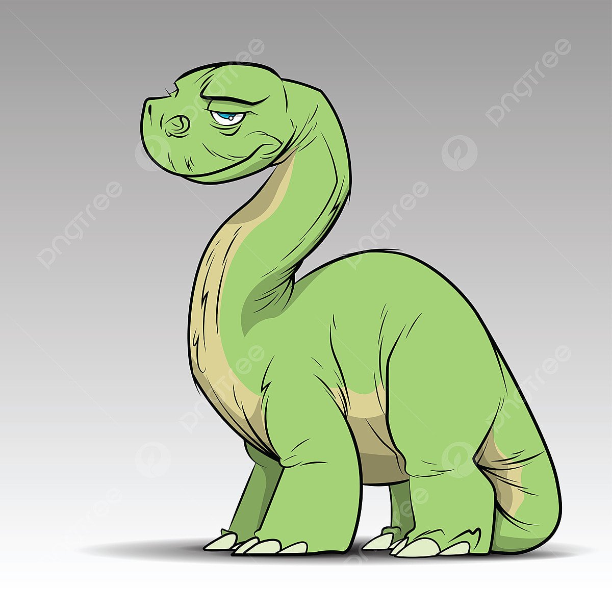 Динозаврик с длинной шеей