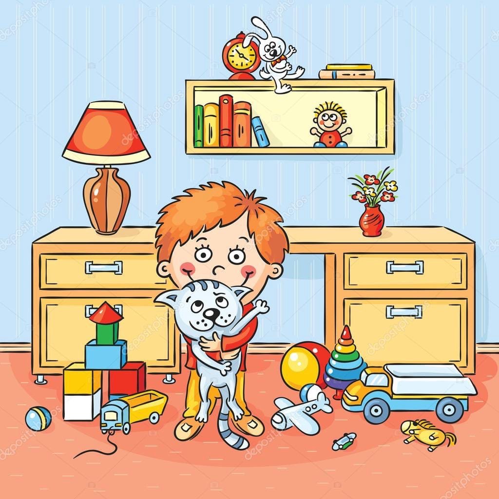 Разбросанные игрушки