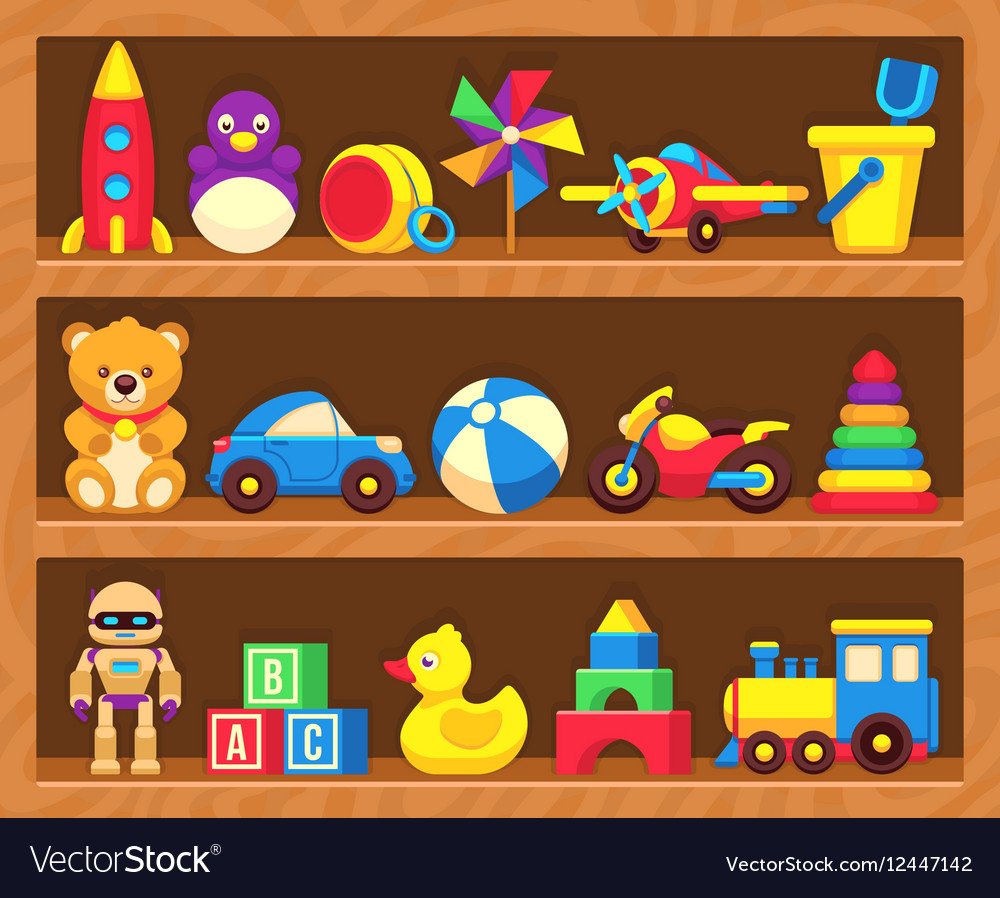 Игрушки в ряд