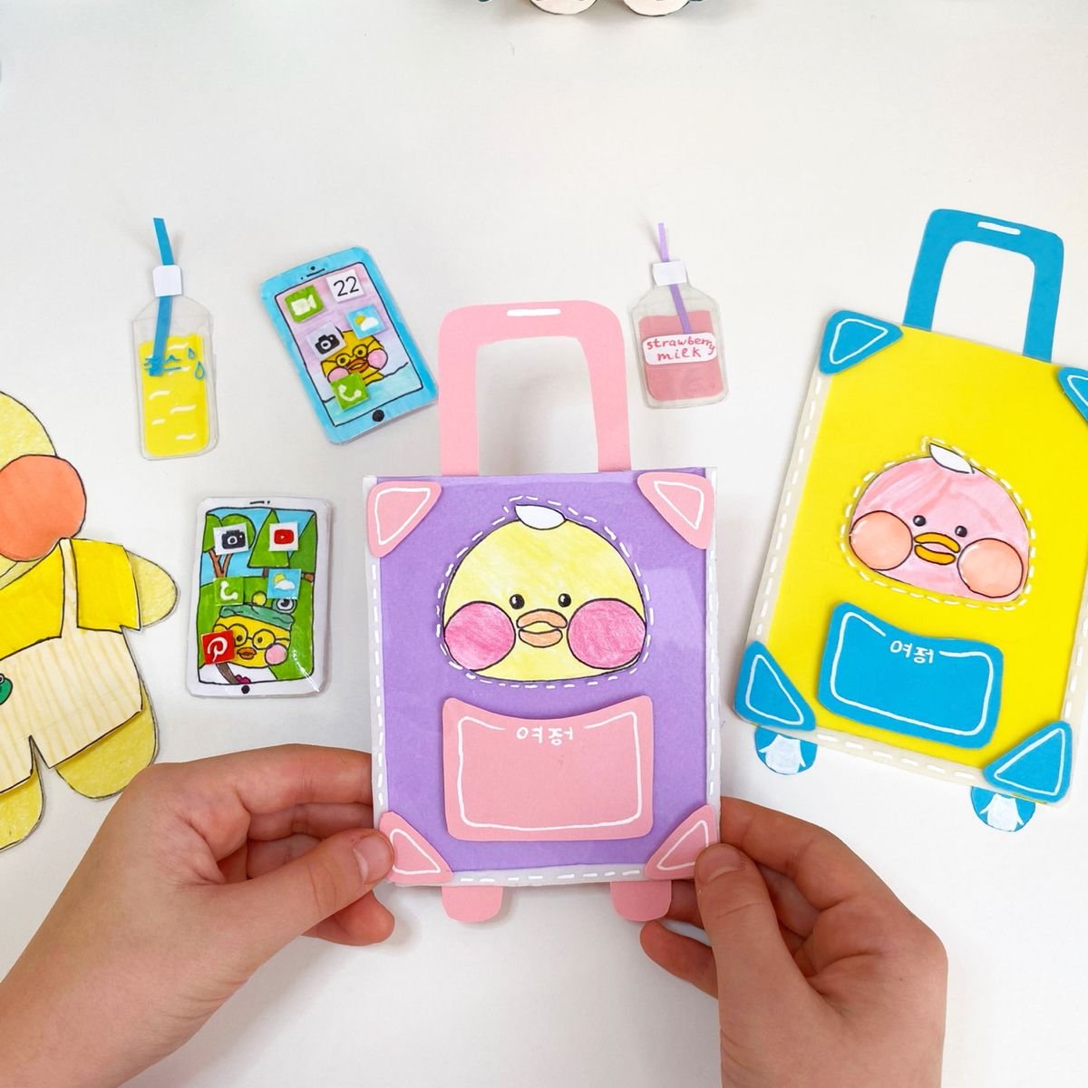 Принадлежности для бумажной уточки