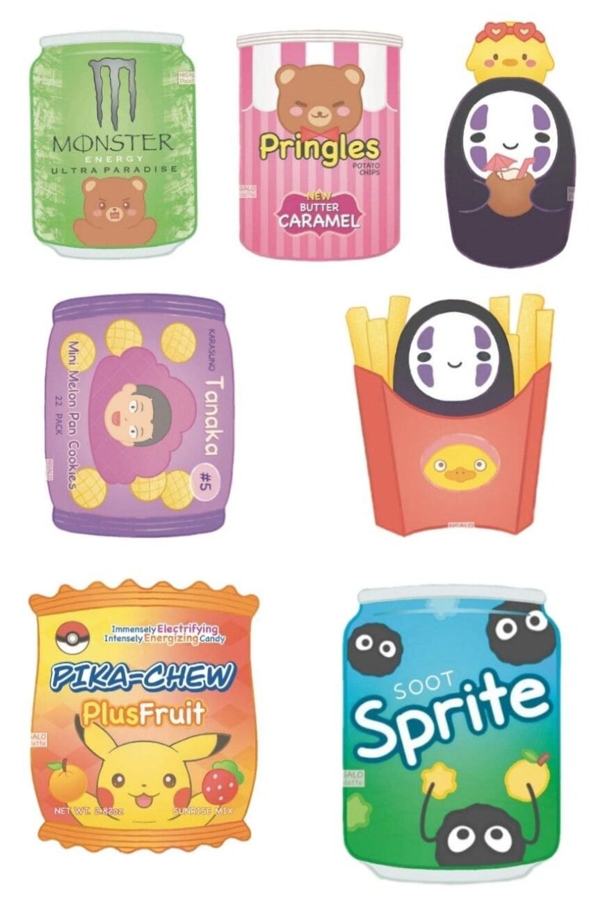 Идеи еды для бумажной уточки лалафанфан