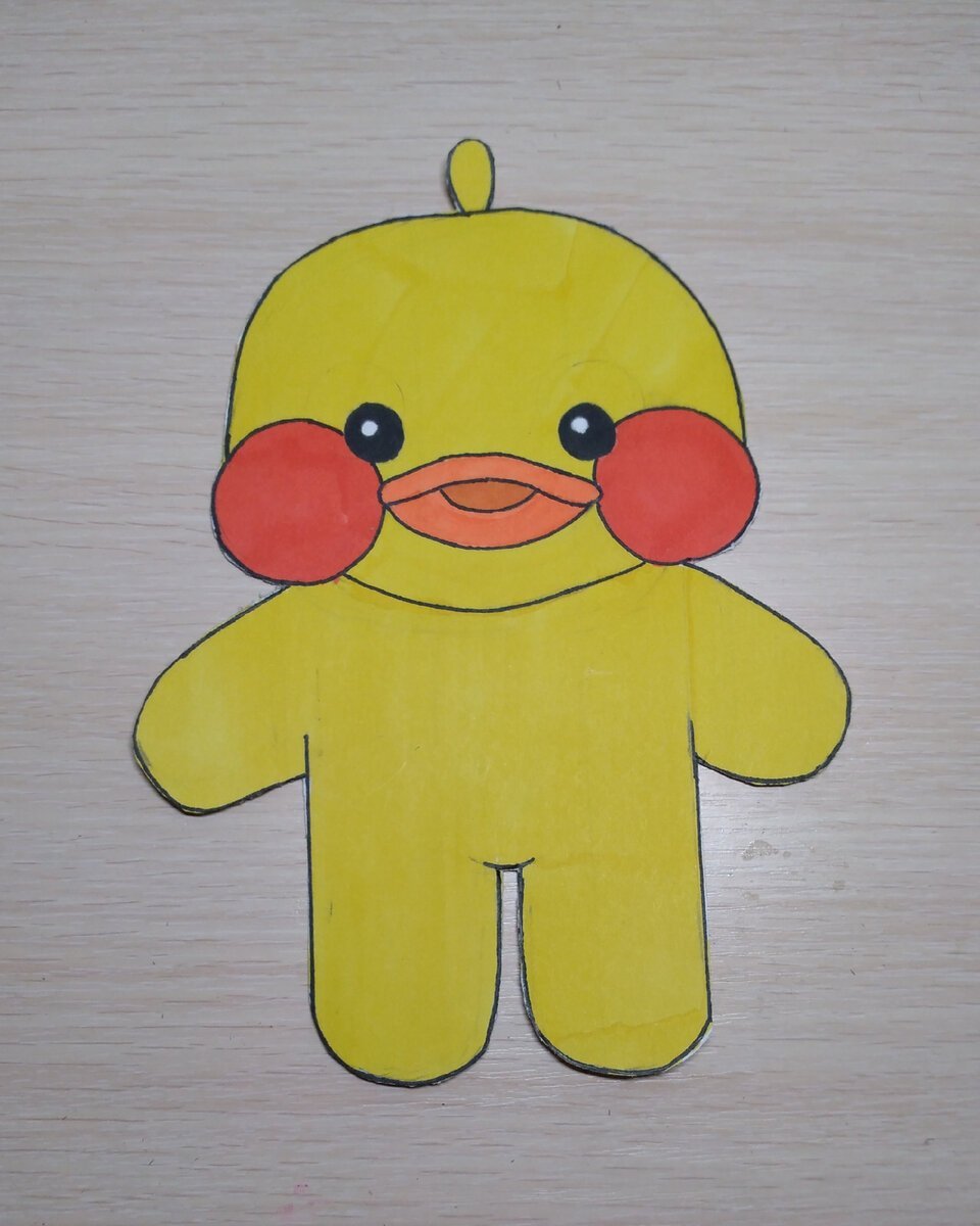 Бумажгая уточка лалафанфа