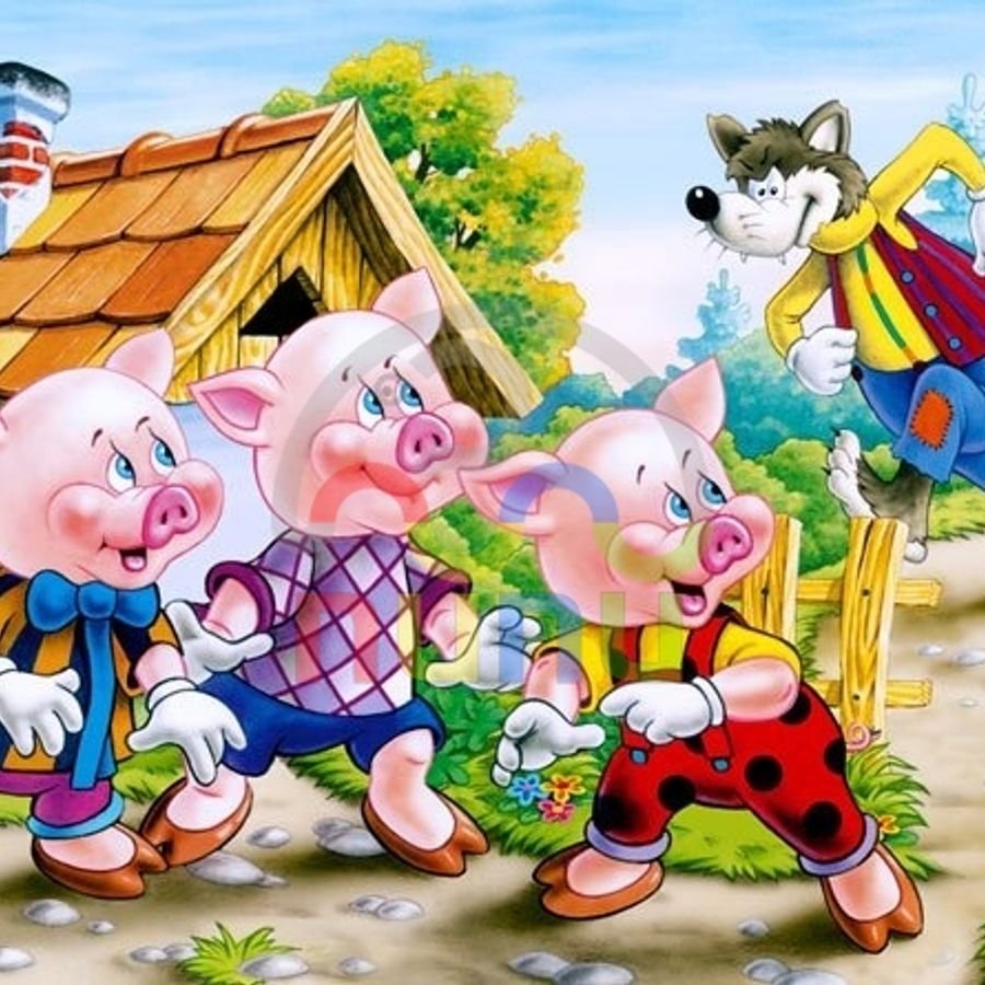 Три поросенка картинки