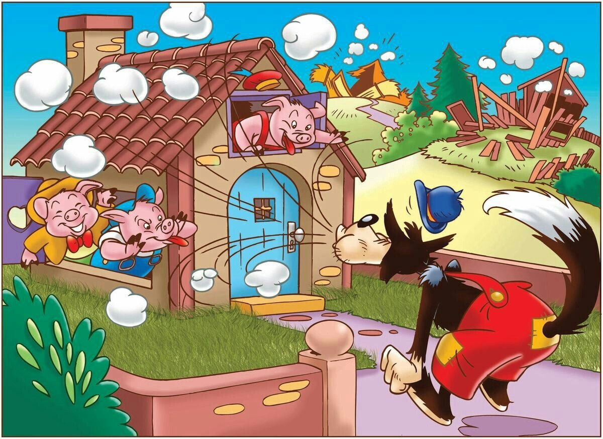 Герои сказки 3 поросенка театр