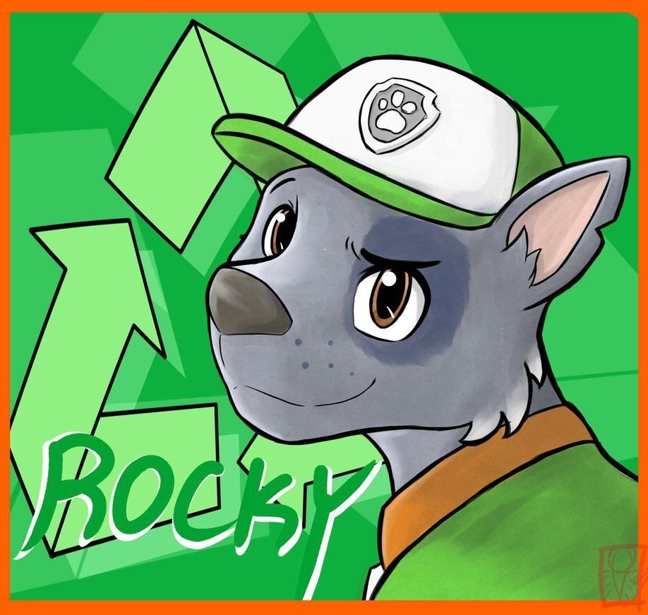 Щенячий патруль арты Рокки