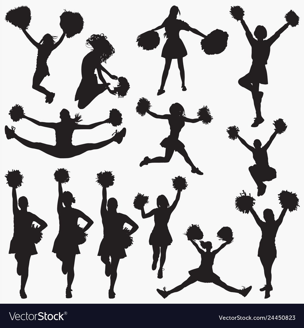 Силуэт цветной