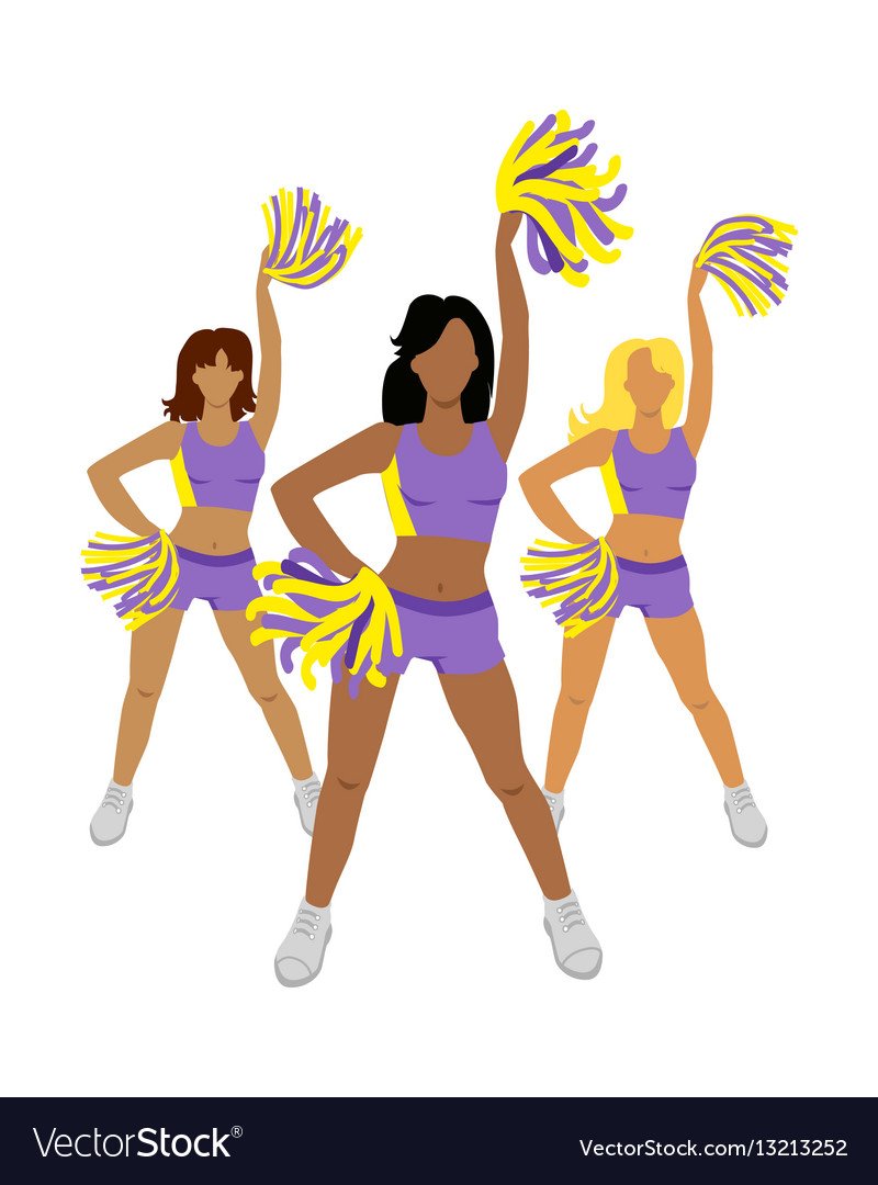 Группа поддержки нарисованная