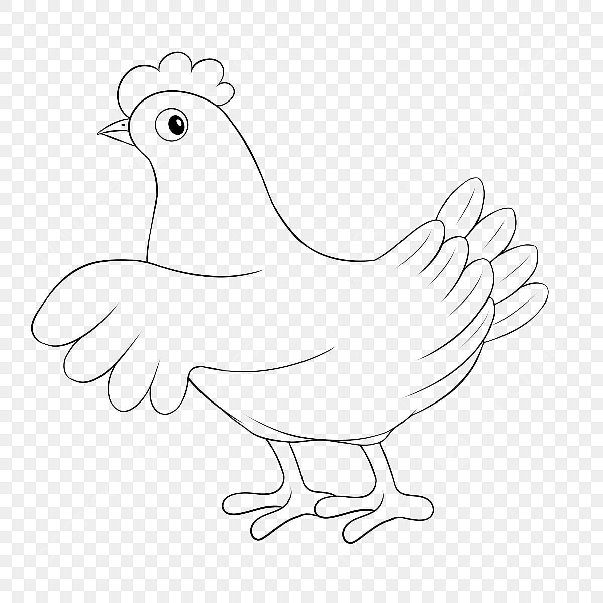 Наклейки черно белые курами