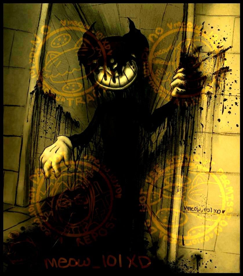 Чернильный демон страшный