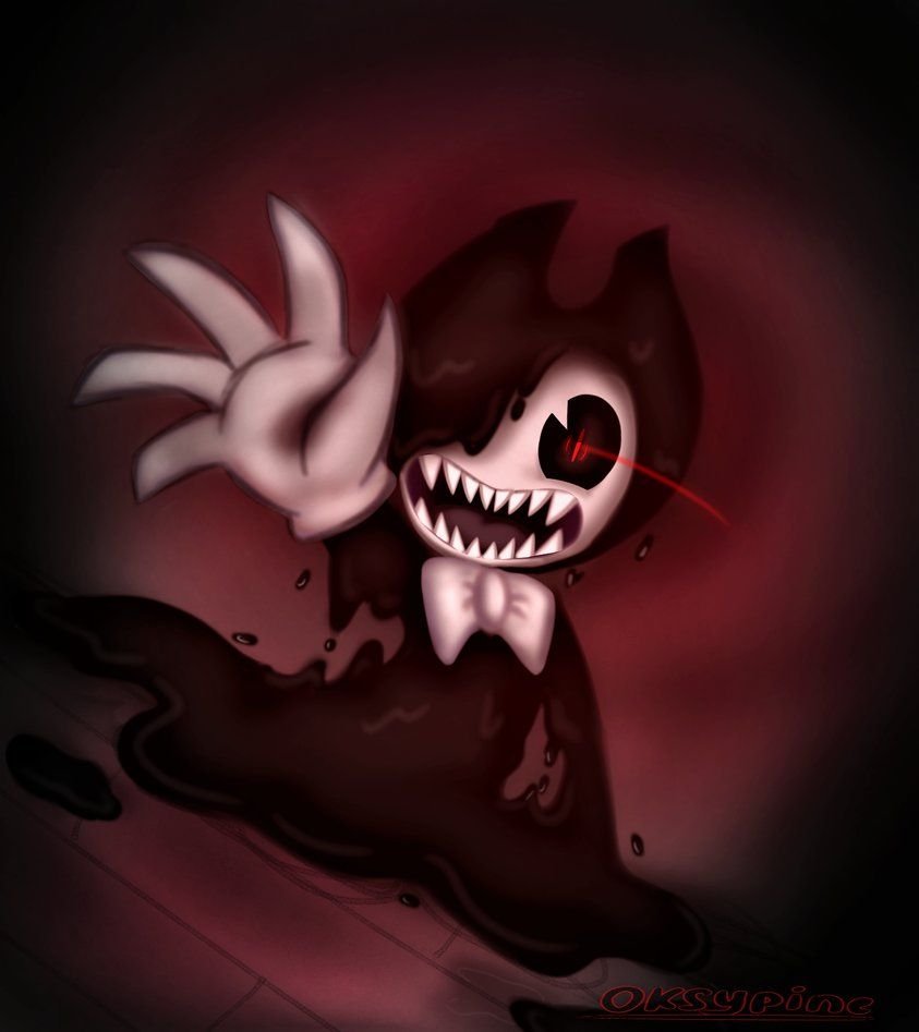 Черничный демон БЕНДИ арт