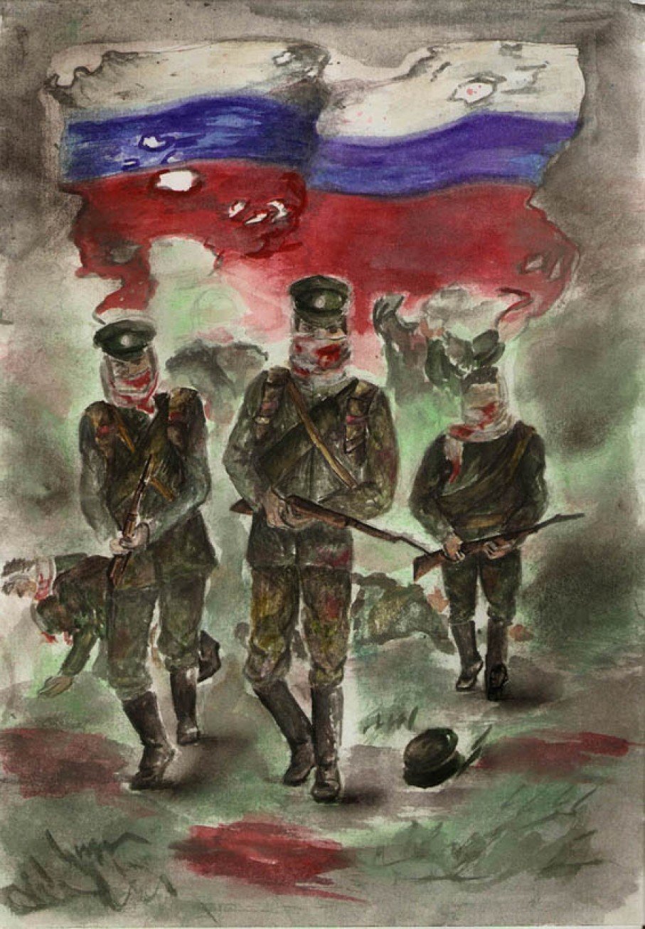 Крепость Осовец атака мертвецов арт