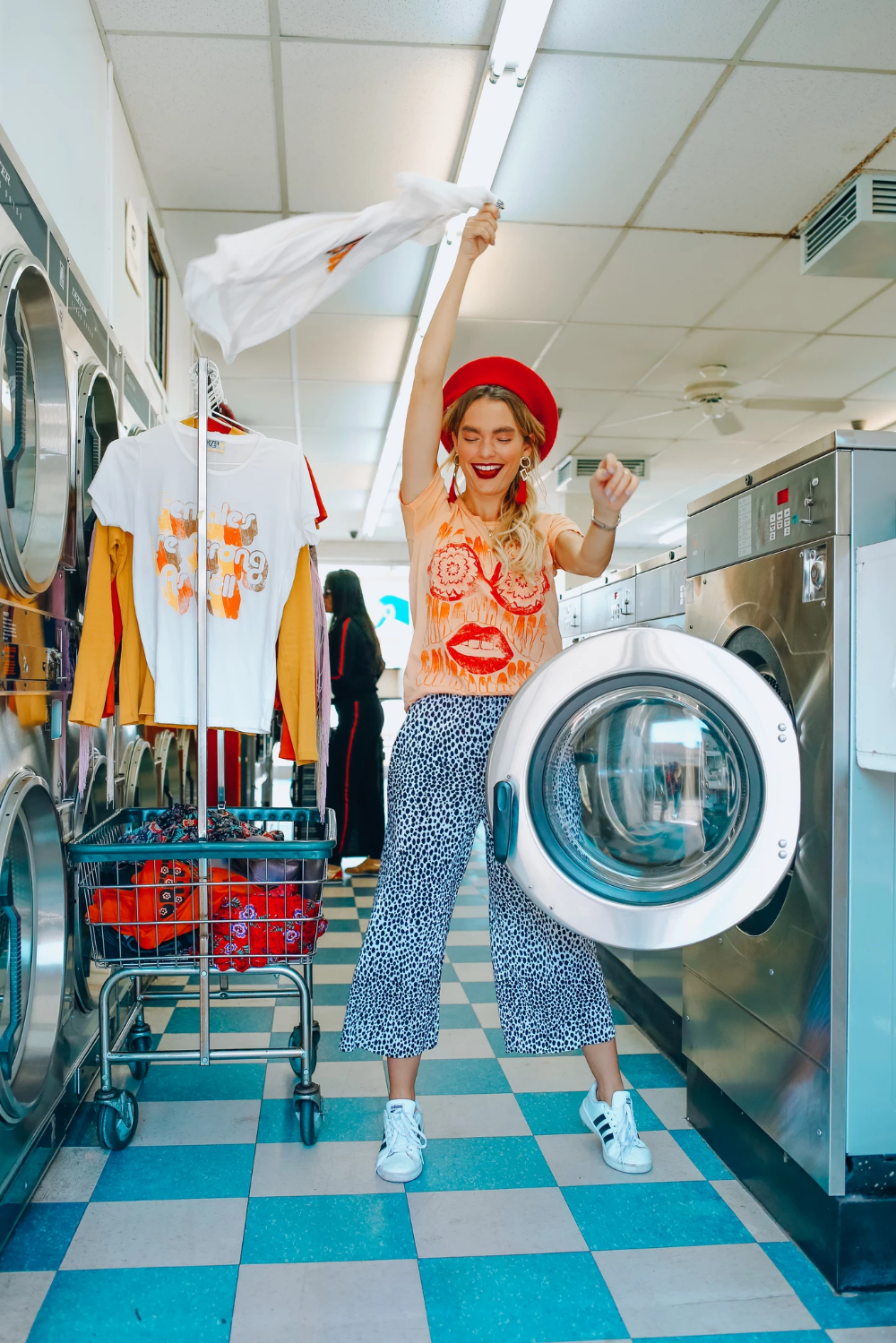 Прачечная фотосессия