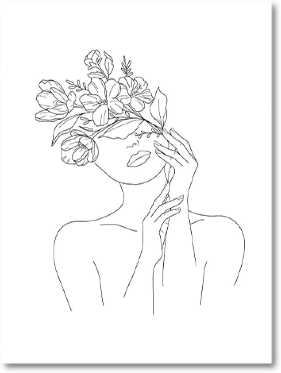 Очертания фигуры девушки