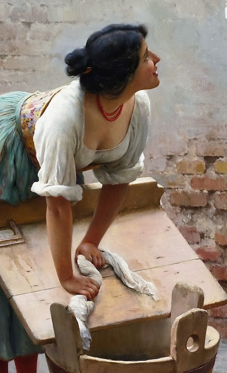 Прачка картина