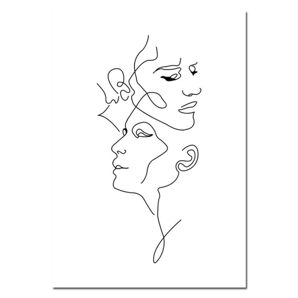 Силуэт лица