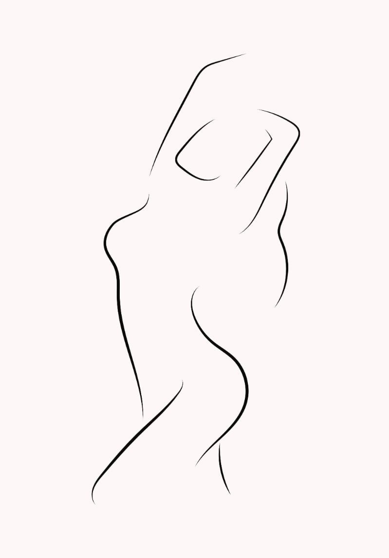 Силуэт одной линией