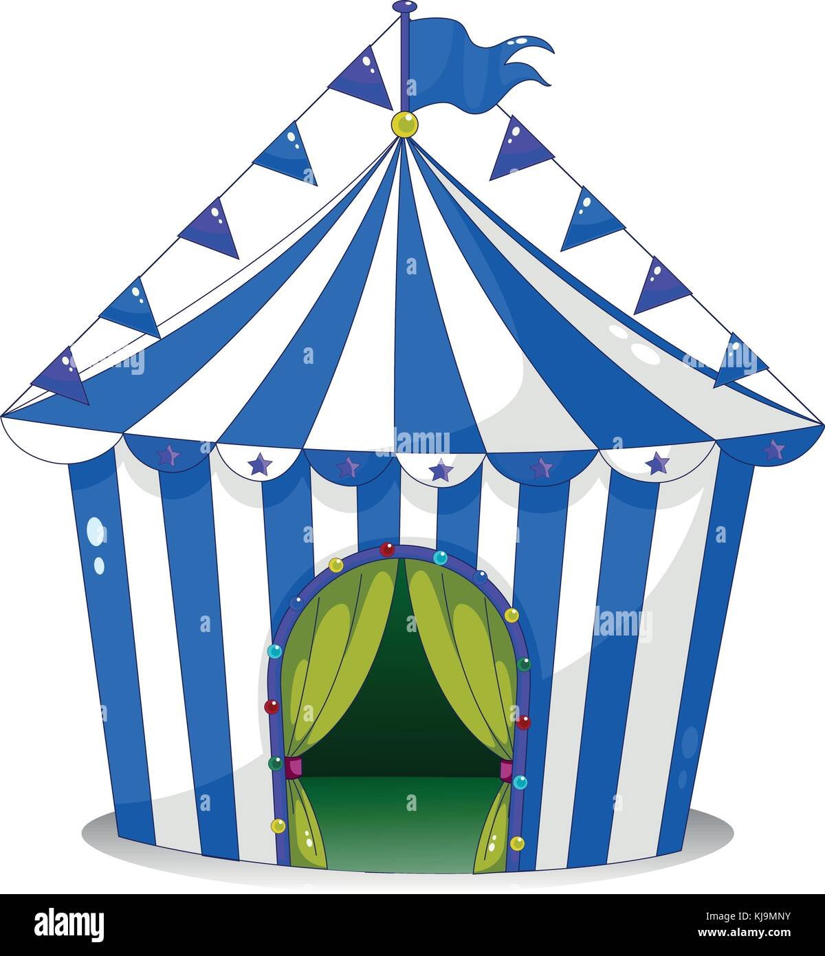 Шатер цирк белый