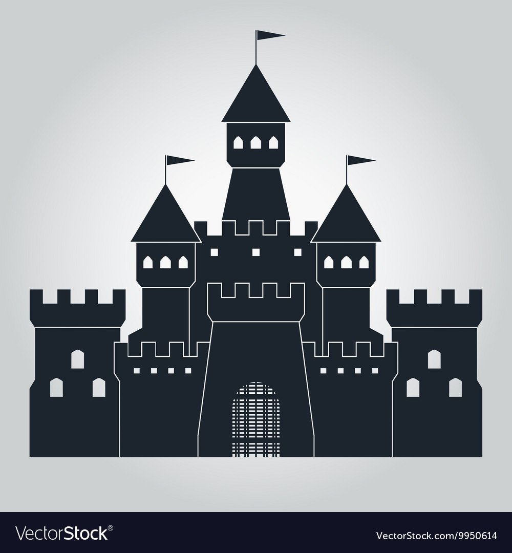 Силуэт средневекового замка
