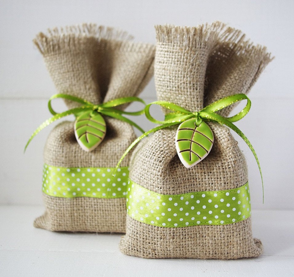 Подарочные мешочки из ткани