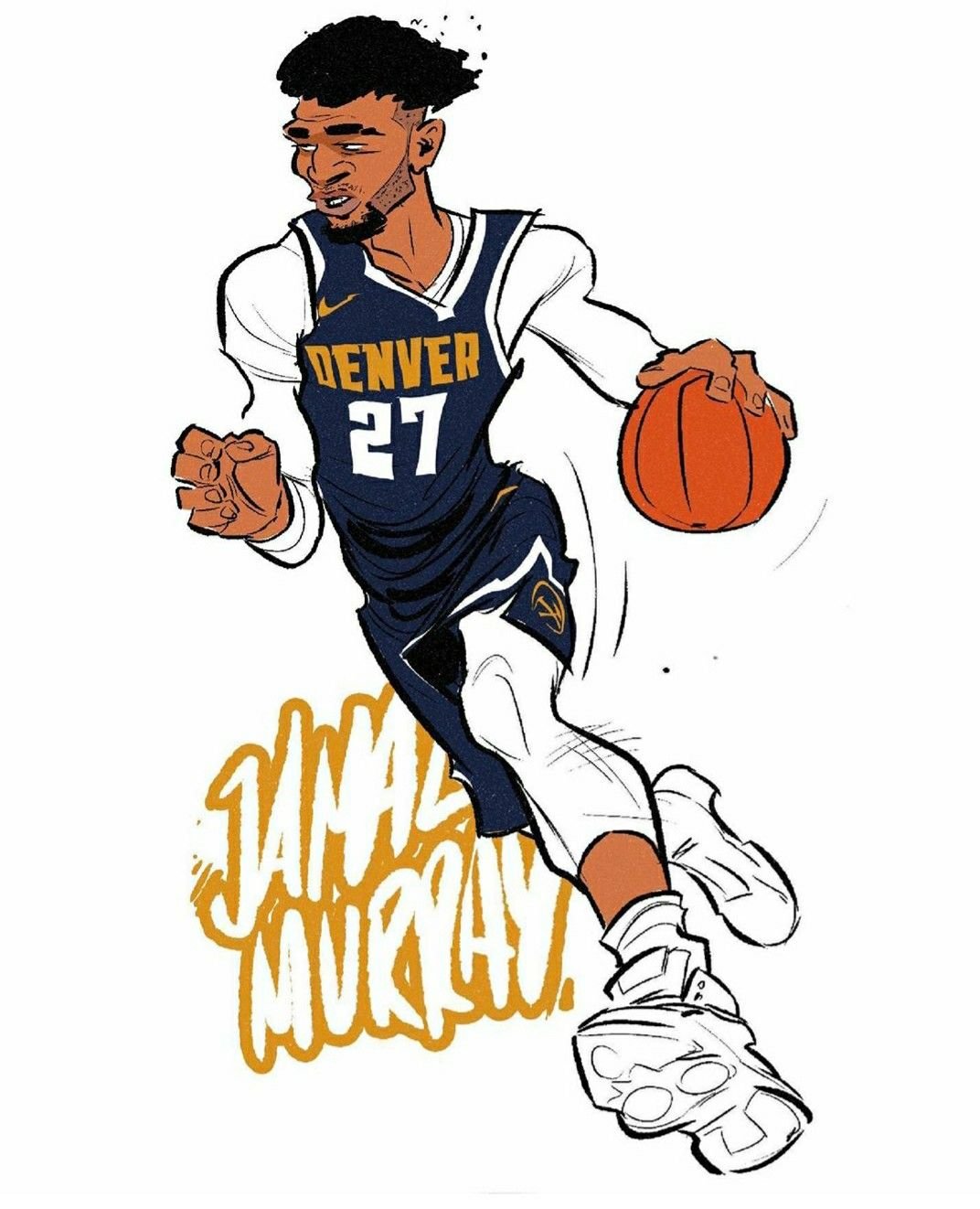 Рисунок баскетболиста Кайри Ирвинга