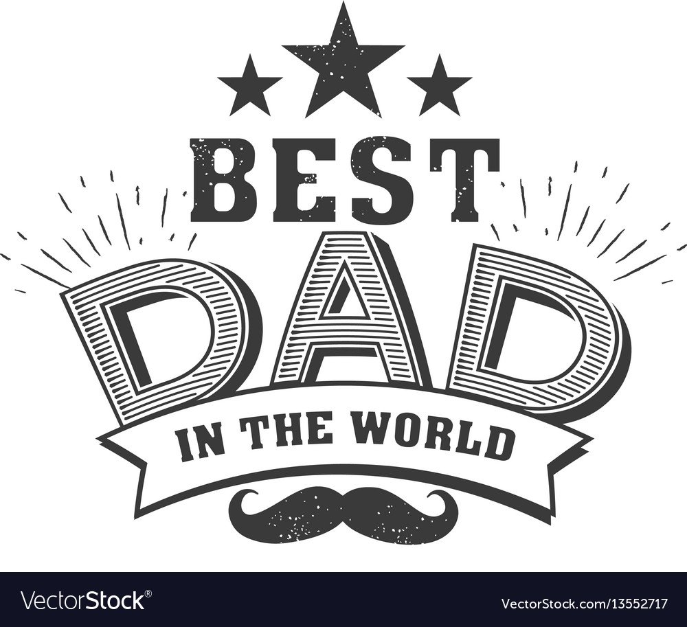 Лучшему папе на белом фоне