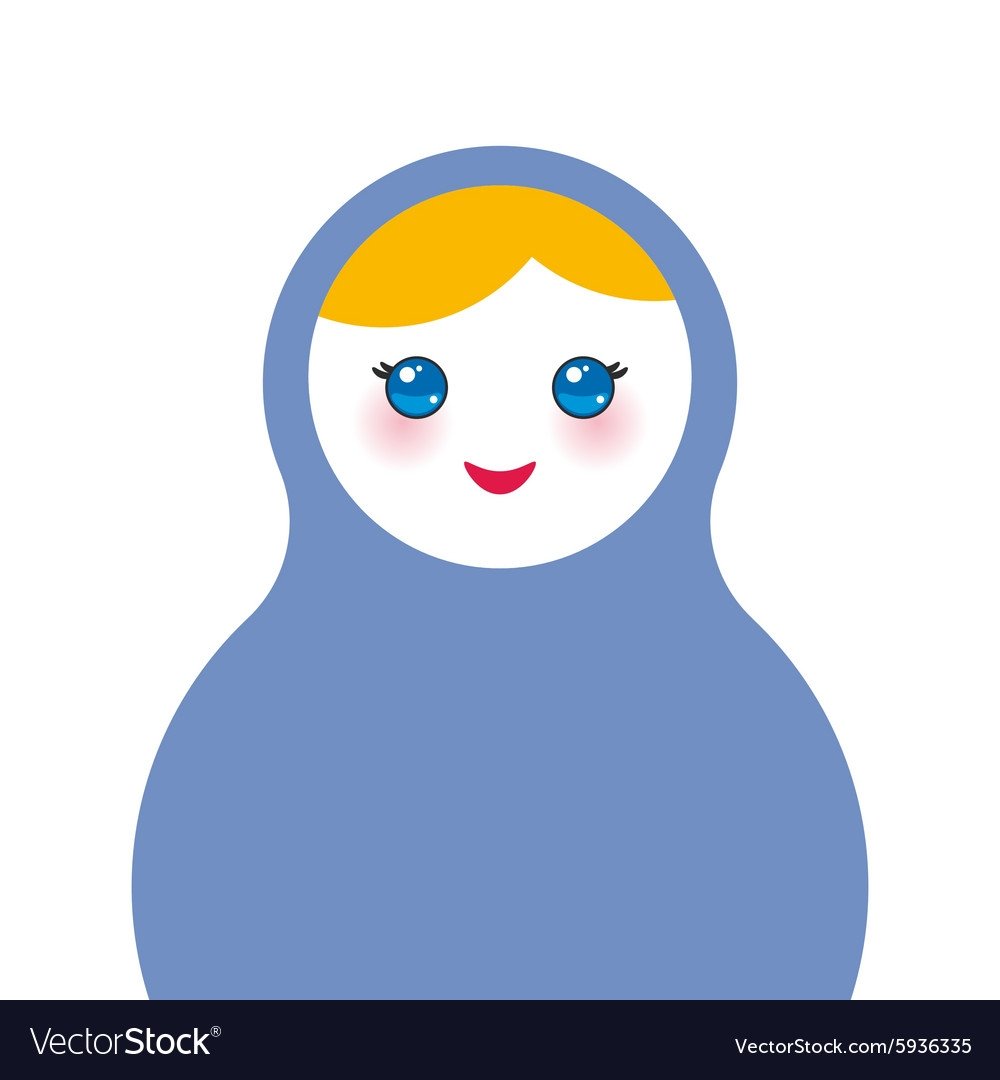 Матрешка трафарет для лепки