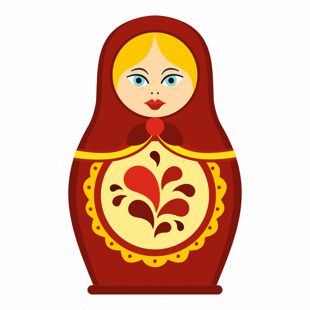 Аппликация Матрешка