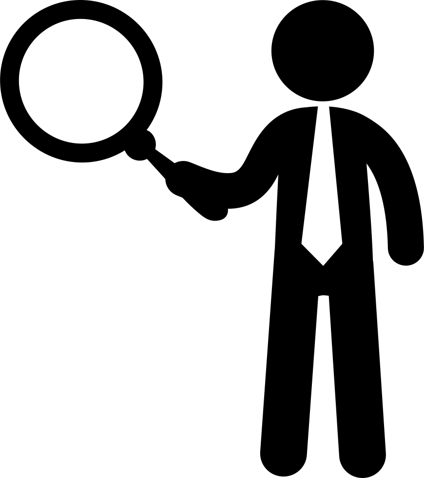 Человек с лупой