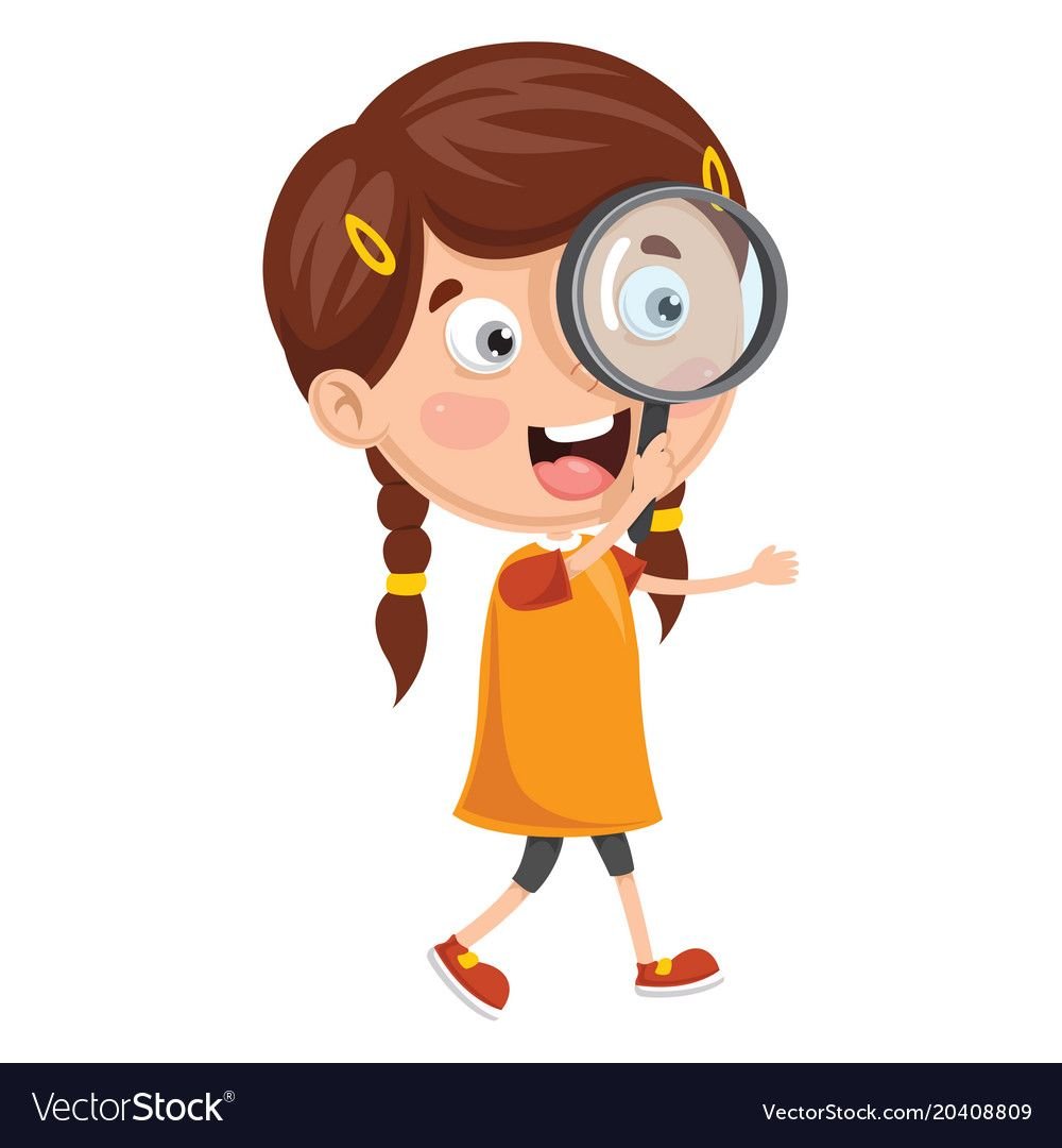 Девочка с лупой