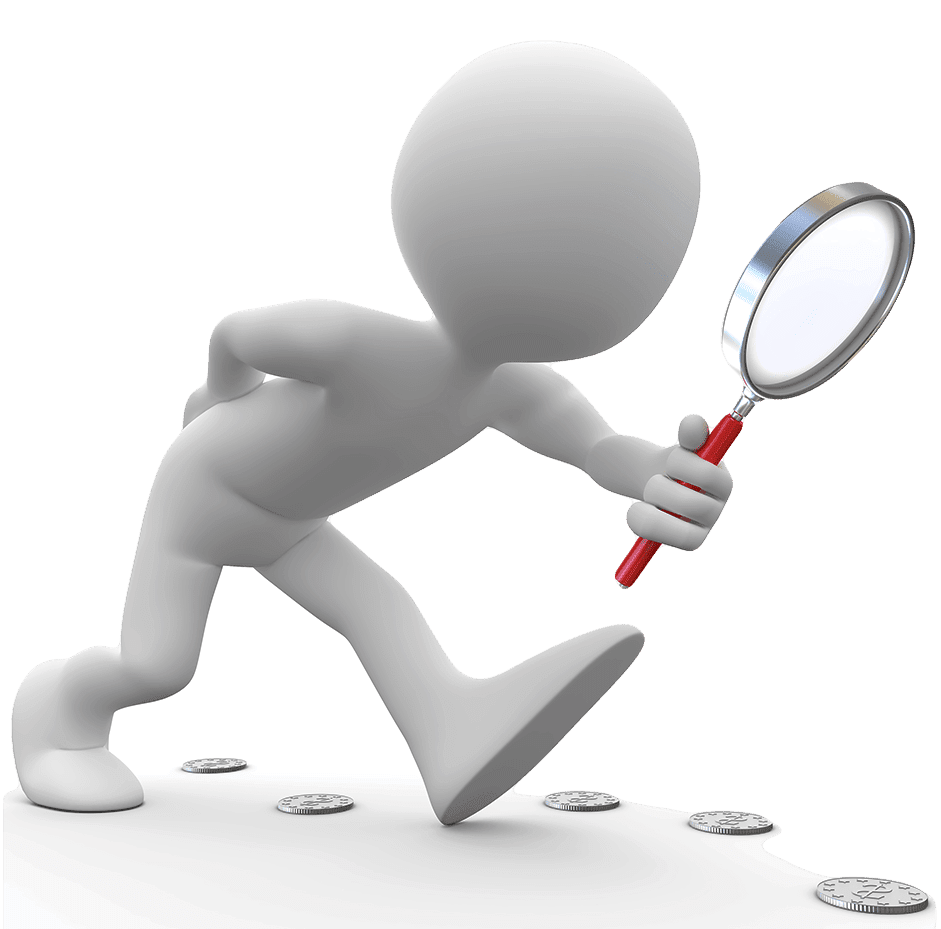 Человек с лупой