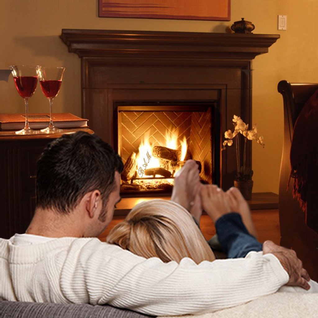 Двое у камина