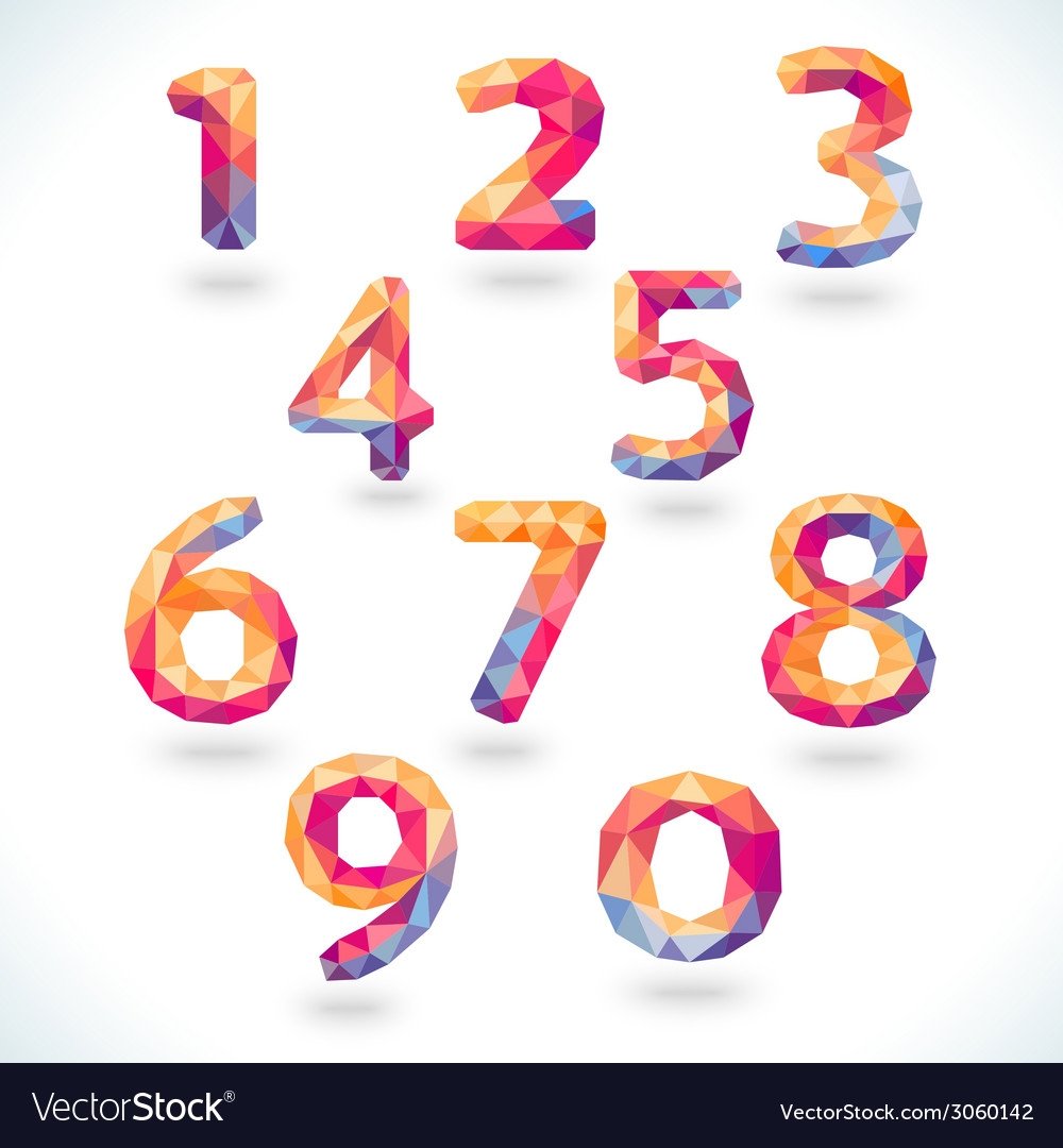 Стилизованные цифры