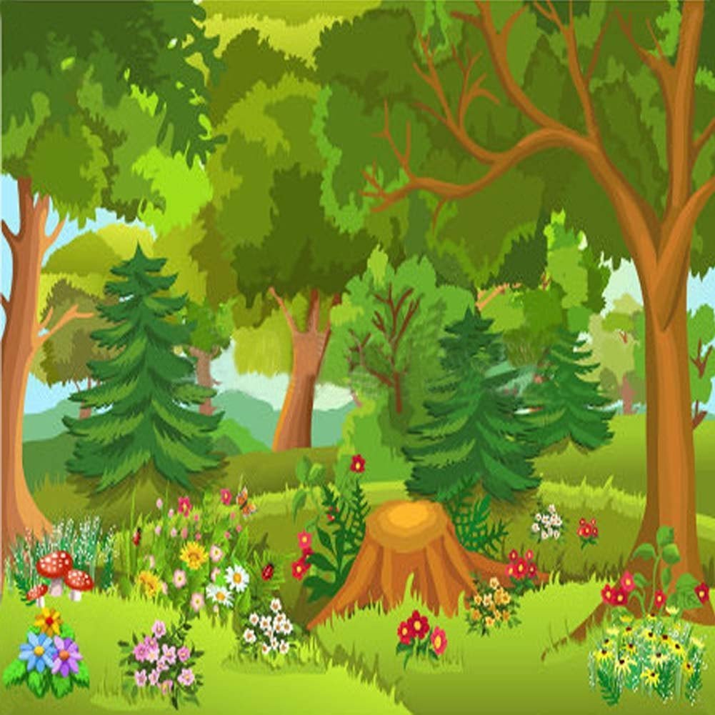 Фон лес для дошкольников