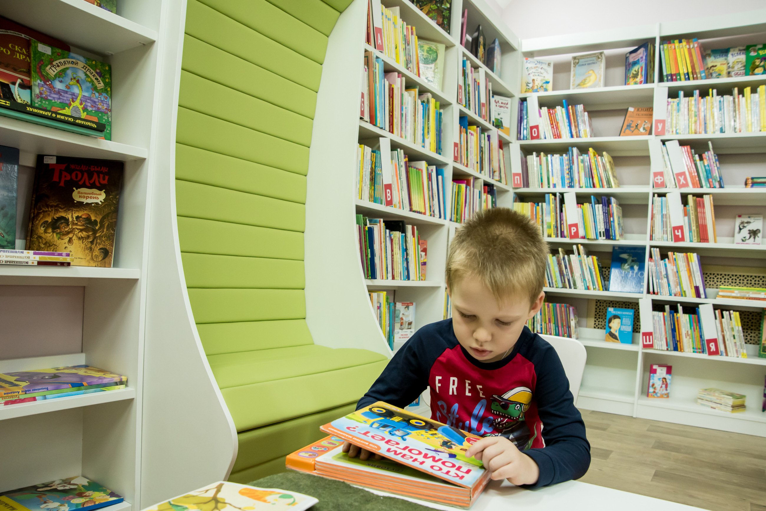 Задача детской библиотеке