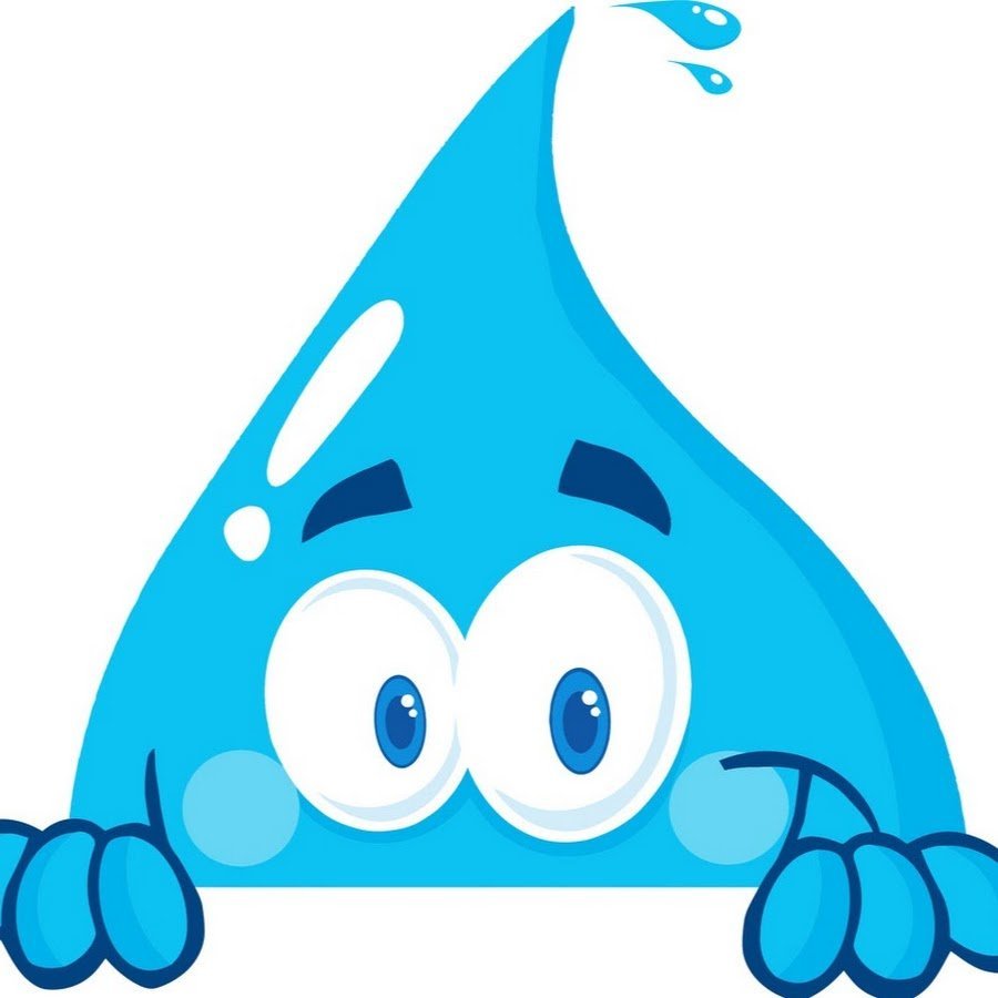 Капля воды рисунок для детей