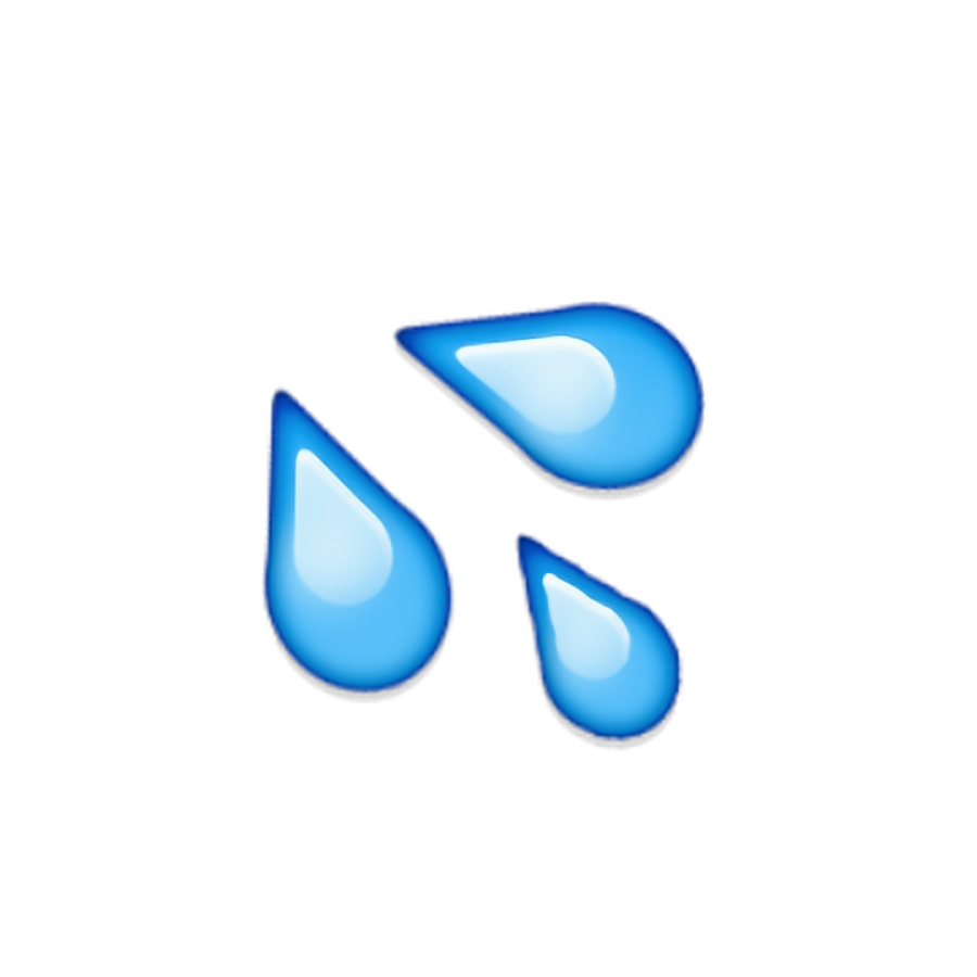 Водяная капелька с глазками