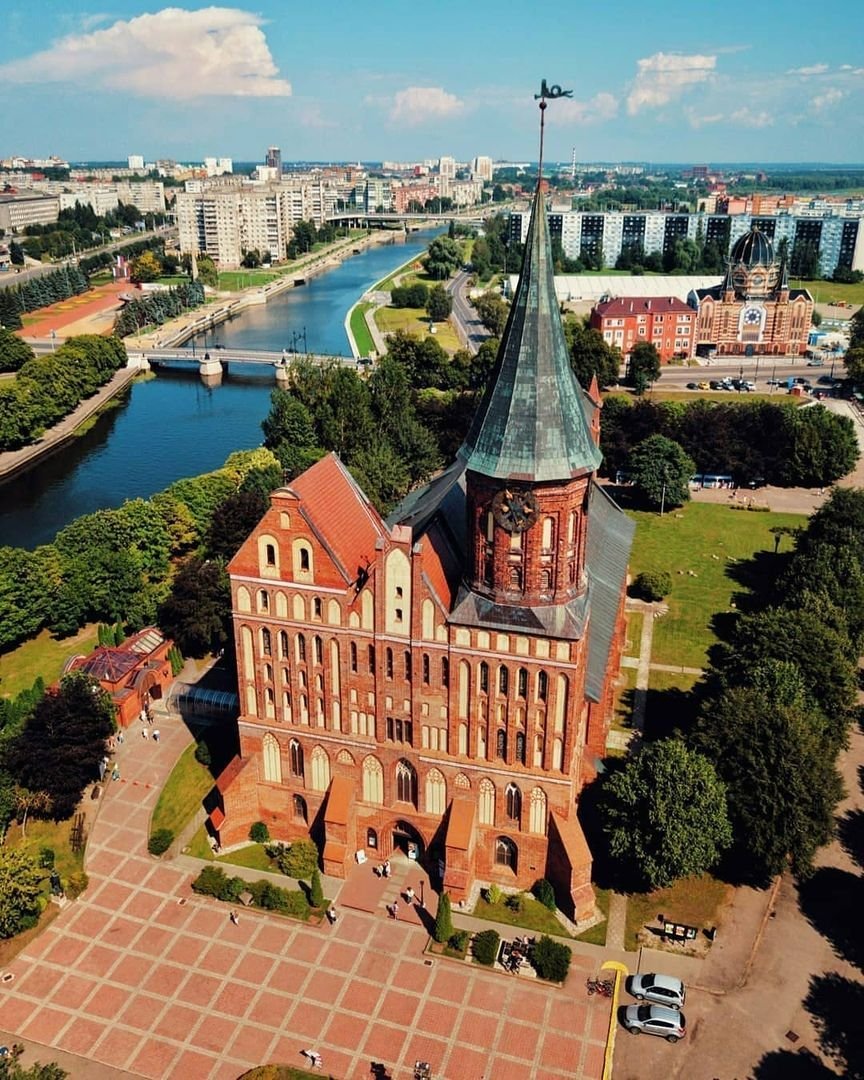 Ночной Калининград панорама