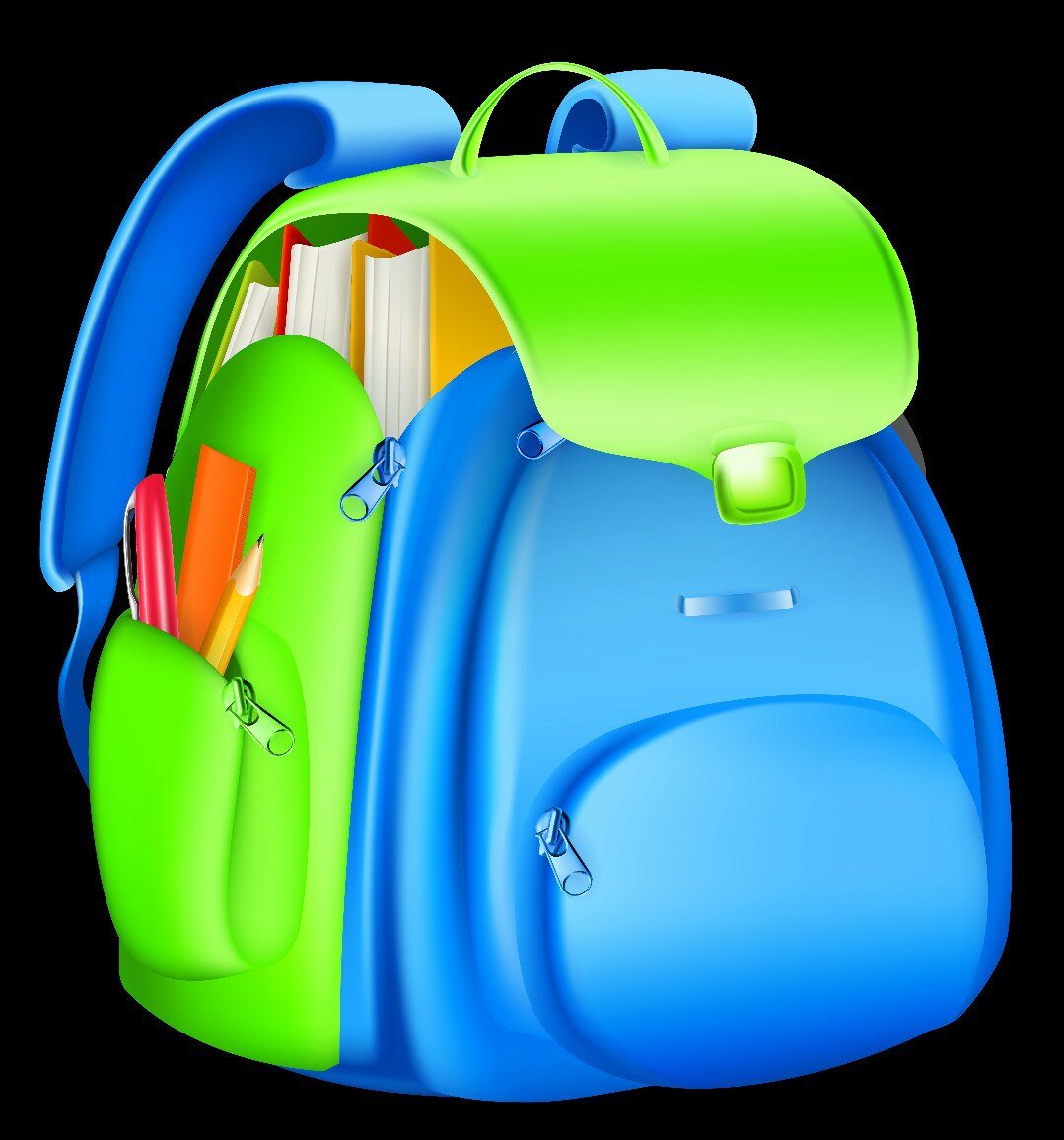 Мультяшный школьный рюкзак