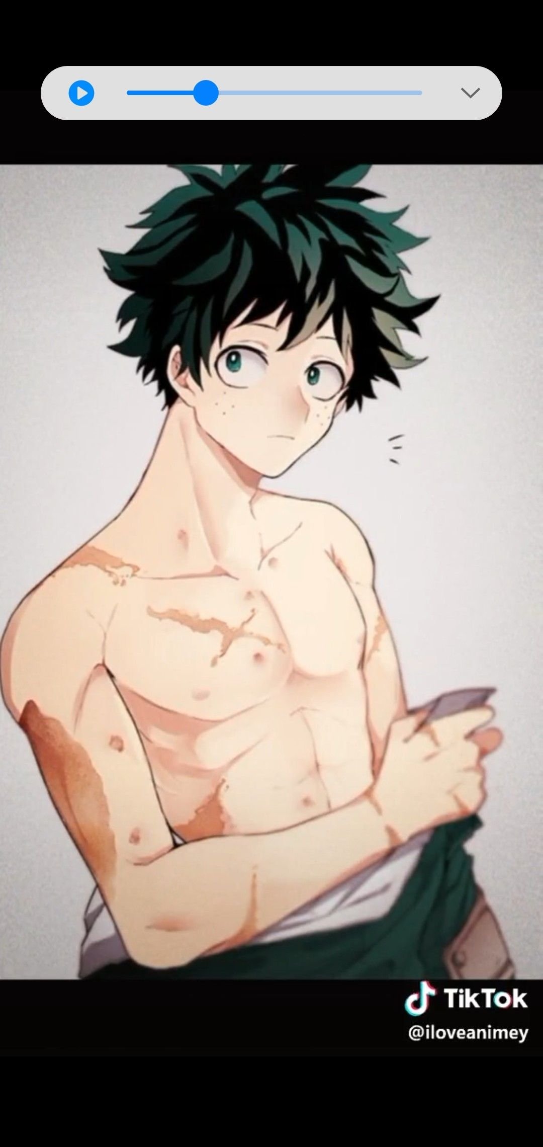 Шрамы Мидори Изуку