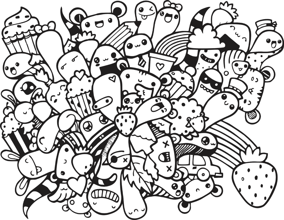 Раскраски антистресс прикольные