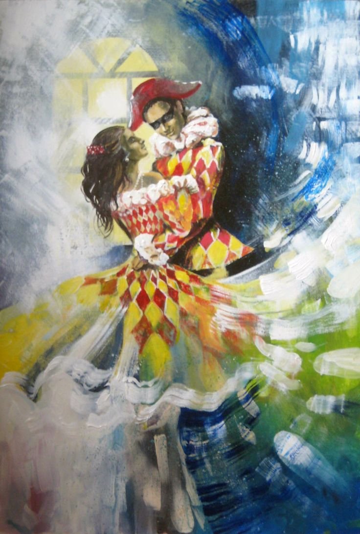 Маски дель арте Смеральдина