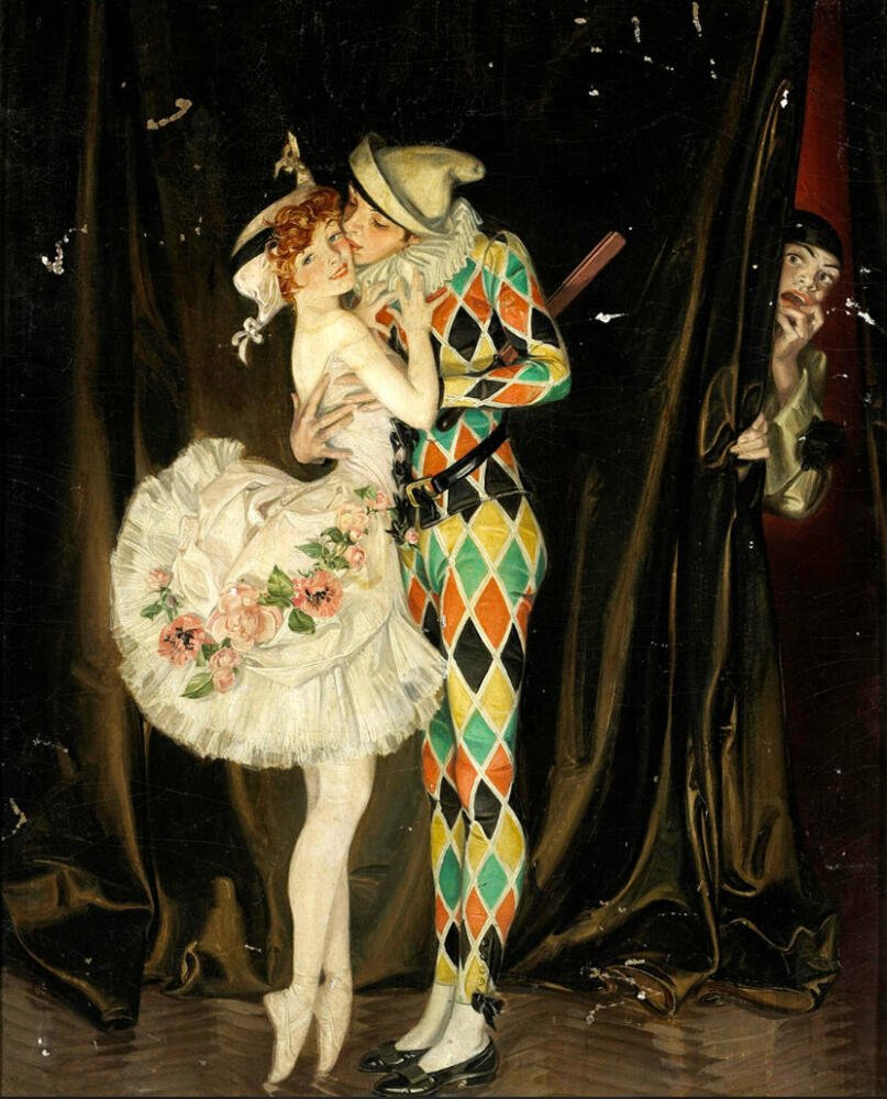 : Франк Хавьер Лейендекер Пьеро Коломбина Арлекин