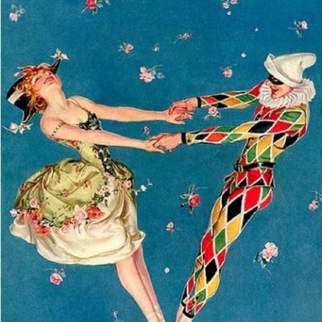 Арлекино Пьеро и Коломбина