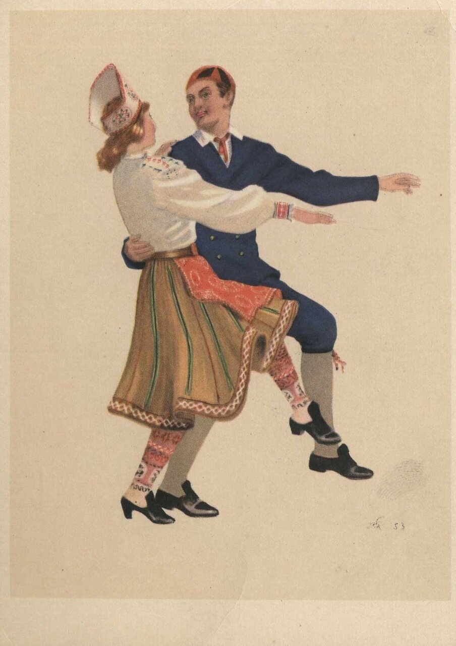 Эстонская полька Йоксу