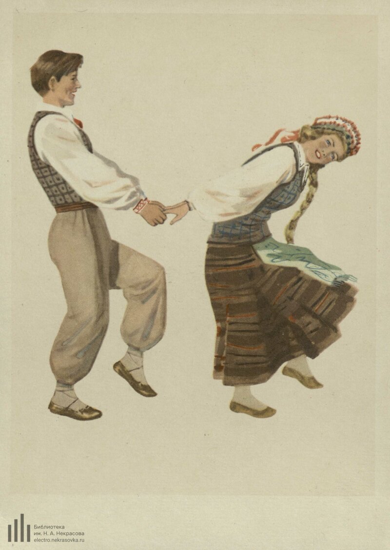 Литовский народный танец Ожялис