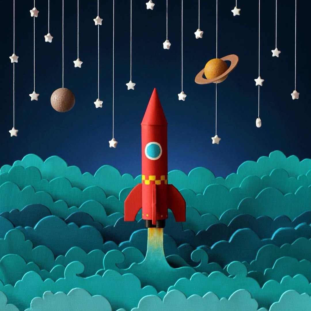 Поделка ко Дню касмонав